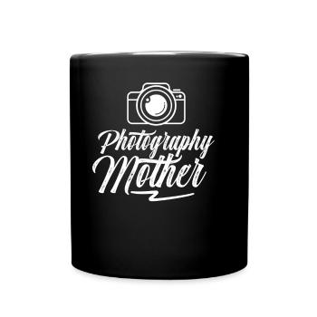 Photographer Mother Mama Photography Camera - Full Colour Mug - black - Front