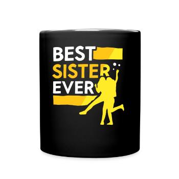 Meilleure sœur de tous les temps Sœurs amies - Mug uni - noir - Devant