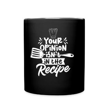 Votre avis n’est pas inclus dans la recette Mama - Mug uni - noir - Devant