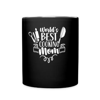 Meilleure mère cuisinière au monde Mama Cooking Chef - Mug uni - noir - Devant