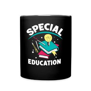Sonderpädagogik Lehrer Beruf Sonderpädagoge - Tasse einfarbig - Schwarz - Vorne