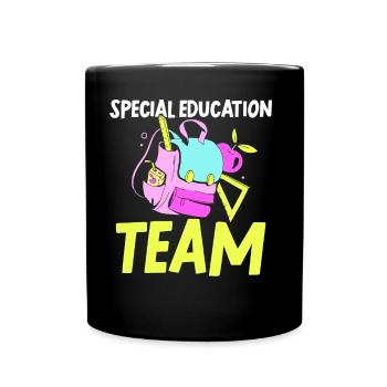Équipe d’éducation de l’enfance en difficulté Profession d’enseignant en éducation de l’enfance en difficulté - Mug uni - noir - Devant