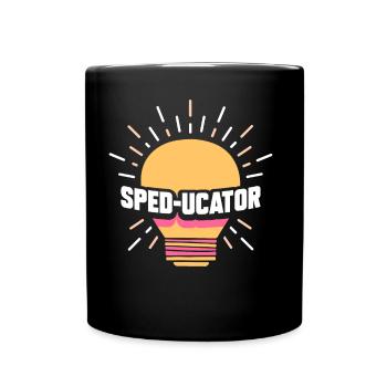 Sped Ucator Sonderpädagoge Sonderpädagogik Lehrer - Tasse einfarbig - Schwarz - Vorne