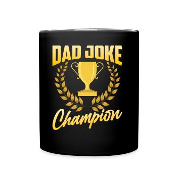 Dad Joke Papa Joke Jokes Father - Full Colour Mug - black - Front