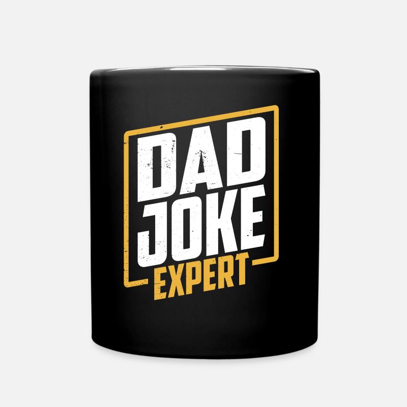 Dad Joke Papa Witz Jokes Vater - Tasse einfarbig - Schwarz