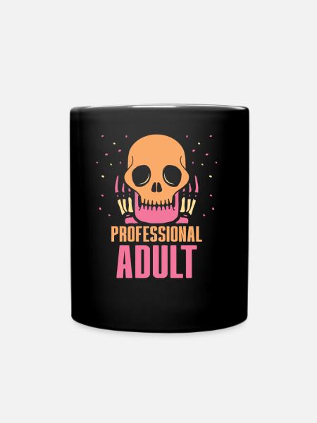 Professional Adult Adult Birthday - Full Colour Mug - black