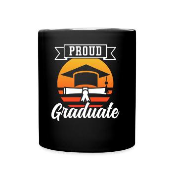 Festival des diplômés fiers - Mug uni - noir - Devant