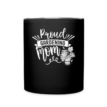 Fière Horticulture Maman Jardinière Mère - Mug uni - noir - Devant