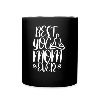 Meilleure mère de yoga de tous les temps MamanMy Mama Hobby - Mug uni - noir - Devant