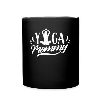 Yoga MomMy MomMy Hobby - Full Colour Mug - black - Front