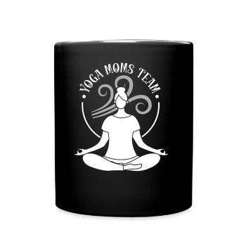 Yoga Mères Équipe Maman Maman Maman Hobby - Mug uni - noir - Devant