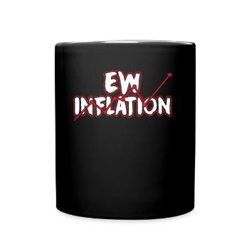 Inflation Impression monétaire Stagflation Humour - Mug uni - noir - Devant