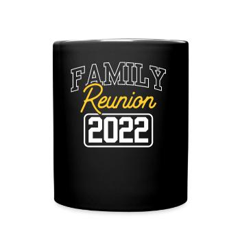 Familientreffen 2022 Familie Team Süß - Tasse einfarbig - Schwarz - Vorne
