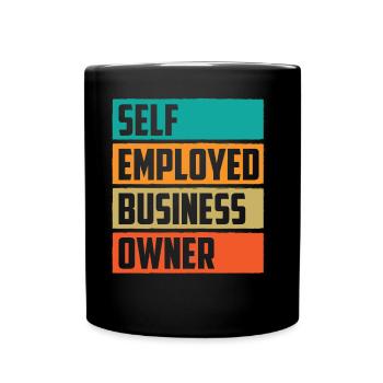 Propriétaire d’entreprise indépendant Travailleur autonome - Mug uni - noir - Devant