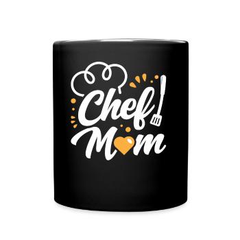 Cuisinier Maman Cuisinier Mère Cuisine - Mug uni - noir - Devant