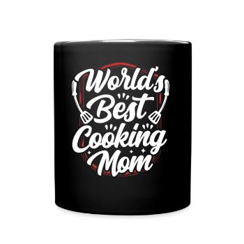 Beste Kochende Mutter Der Welt Koch Mama Kochen - Tasse einfarbig - Schwarz - Vorne
