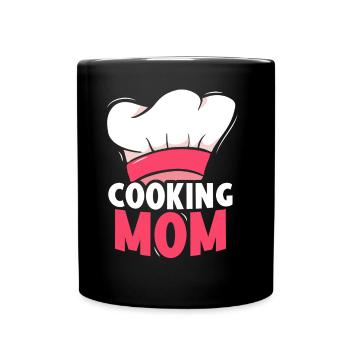 Cooking Mom Cook Cooking Mom Cook - Full Colour Mug - black - Front