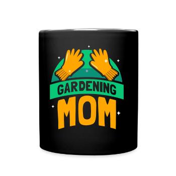 Jardin Mama Mère Jardinier Horticulture - Mug uni - noir - Devant