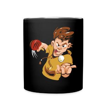 Tennis de table Ping-pong Tenue De tennis de table Joueur de tennis de table - Mug uni - noir - Devant
