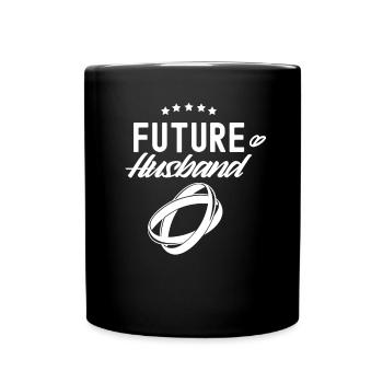 Zukünftiger Ehemann Braut Party Hochzeit Bräute - Tasse einfarbig - Schwarz - Vorne