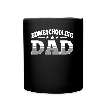 Homeschooling Fête des pères Papa Homeschool - Mug uni - noir - Devant