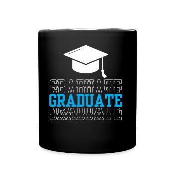 Graduate Graduate AwardEd School Graduate - Full Colour Mug - black - Front