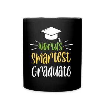 Le diplômé le plus intelligent du monde - Mug uni - noir - Devant