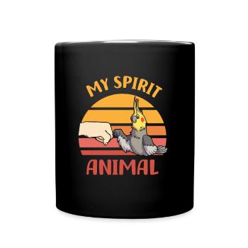 Cockatiel lovers | Pet Birds Gift - Full Colour Mug - black - Front