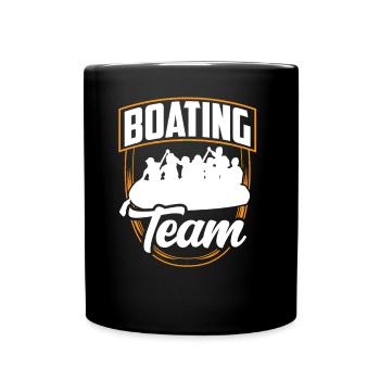 Bateau Équipe Rafting Bateau Voilier Bateau Nautique - Mug uni - noir - Devant