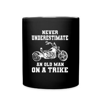 Trike Grandpa - Full Colour Mug - black - Front