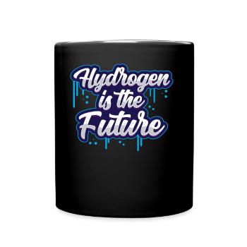 Wasserstoff Ist Die Zukunft Element Hydrogen - Tasse einfarbig - Schwarz - Vorne