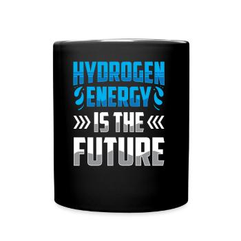 Energie Aus Wasserstoff Ist Die Zukunft Hydrogen - Tasse einfarbig - Schwarz - Vorne