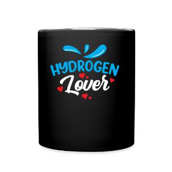 Hydrogen Lover Energy Element Hydrogen - Full Colour Mug - black - Front