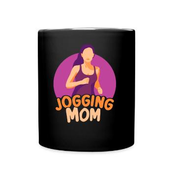 Jogging Maman Jogging Coureur Coureuse Mère - Mug uni - noir - Devant