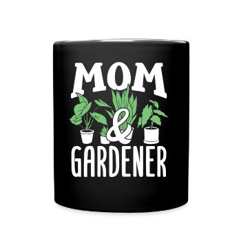 Mère et jardinier Jardin Horticulture Maman - Mug uni - noir - Devant
