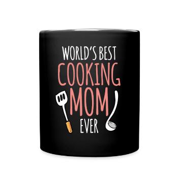 Best Cooking Mother in the World Cooking Mom - Full Colour Mug - black - Front