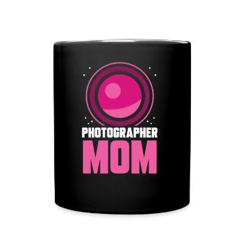 Photographer Mama Mother Photography Camera - Full Colour Mug - black - Front