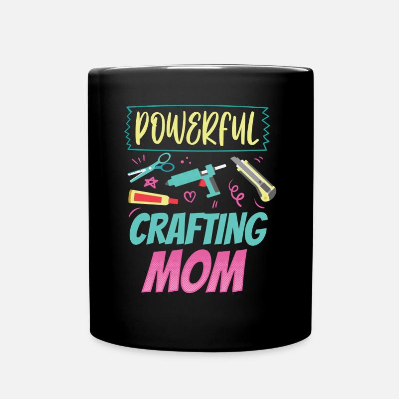 Tolle Basteln Mama Mutter Bastel Bastler - Tasse einfarbig - Schwarz