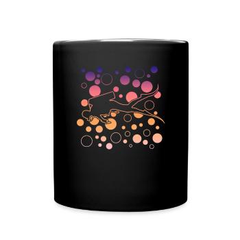 Diving - Tasse einfarbig - Schwarz - Vorne