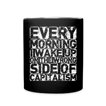 The Wrong Side (dark) - Full Colour Mug - black - Front