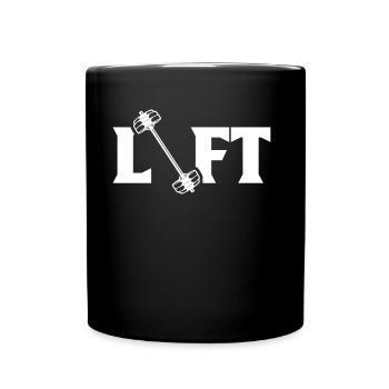 Lift Haltérophile Gym Entraînement d’haltérophilie - Mug uni - noir - Devant