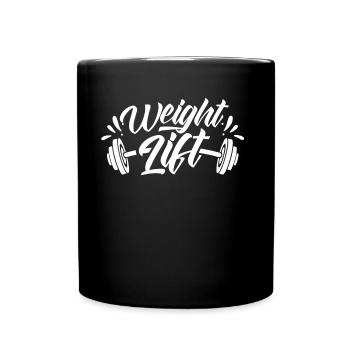 Haltérophilie Fitness Gym Workout Haltérophile - Mug uni - noir - Devant