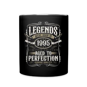 Né en 1995 Legends Cadeau d’anniversaire - Mug uni - noir - Devant