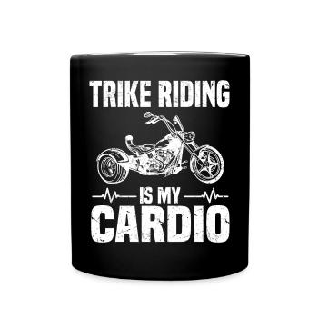 Trike - Tasse einfarbig - Schwarz - Vorne