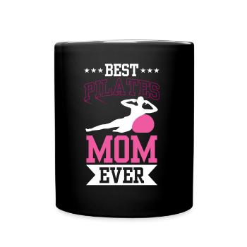 Meilleure mère pilates jamais amoureuse maman - Mug uni - noir - Devant