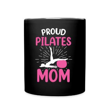 Fière Maman Pilates Maman Amante - Mug uni - noir - Devant
