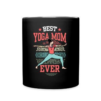 Meilleure mère de yoga de tous les temps MamanMy Mama Hobby - Mug uni - noir - Devant