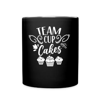 Équipe Cupcakes Amateurs Nourriture Cupcake Sucré - Mug uni - noir - Devant