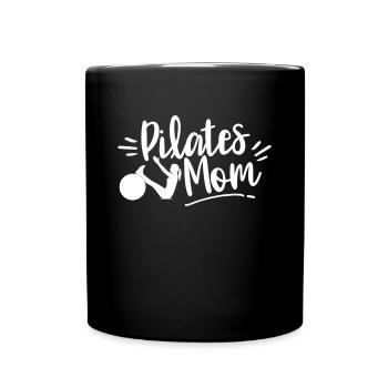 Pilates Mom MomMy Lover - Full Colour Mug - black - Front
