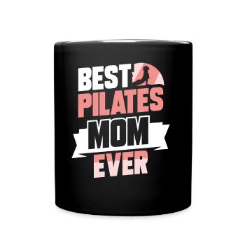 Meilleure mère de Pilates jamais amoureuse de maman - Mug uni - noir - Devant